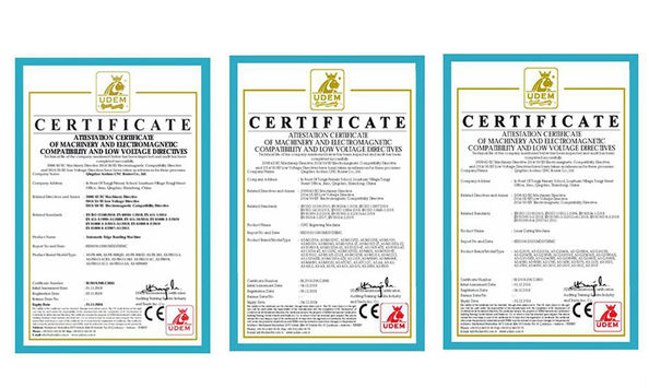 चीन Qingdao Aoshuo CNC Router Co., Ltd. प्रमाणपत्र
